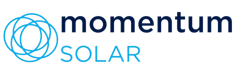 Momentum solar logo Momentum solar logo